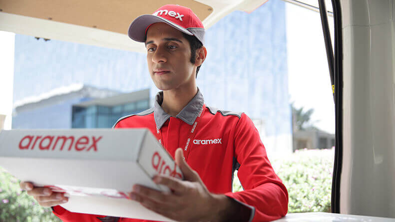 Aramex UAE Website Design, Website Development Package Delivery Slider Image